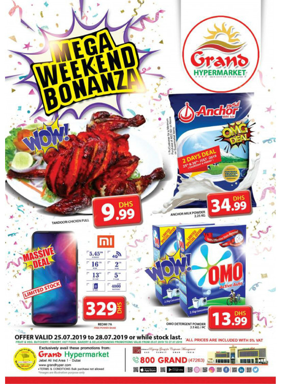 Mega Weekend Bonanza - Grand Hypermarket Jebel Ali