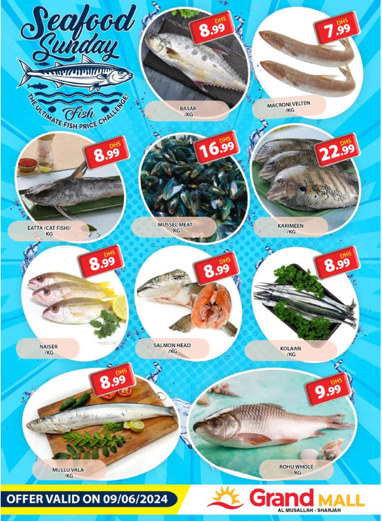 Seafood Sunday - Grand Mall Sharjah