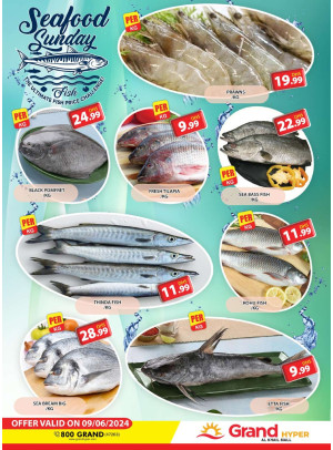 Seafood Sunday - Grand Hyper Al Khail Mall