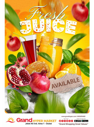 Fresh Juice - Grand Hypermarket Jebel Ali