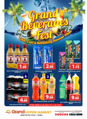 Grand Beverages Fest - Grand Hypermarket Jebel Ali