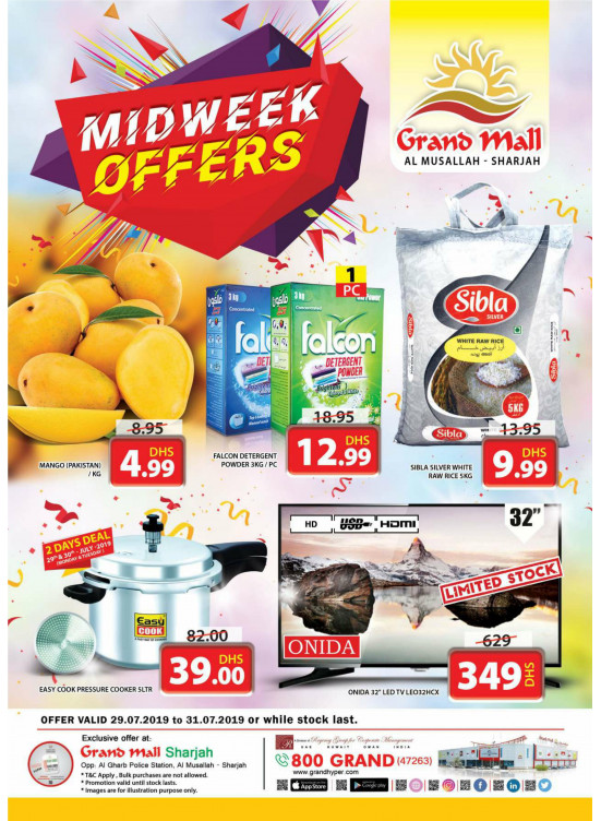 Midweek Offers - Grand Mall Sharjah