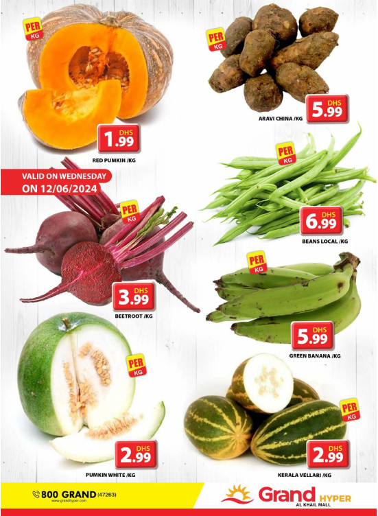 Veggie Wednesday - Grand Hyper Al khail Mall