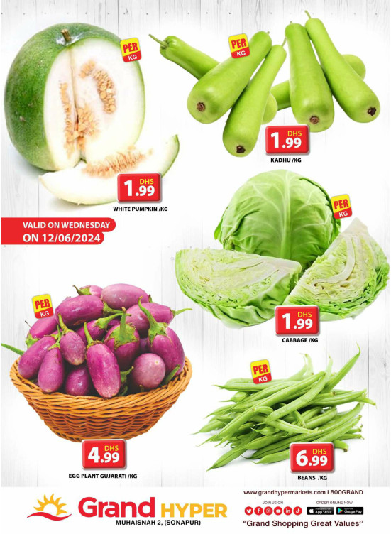 Veggie Wednesday - Grand Hyper Muhaisnah
