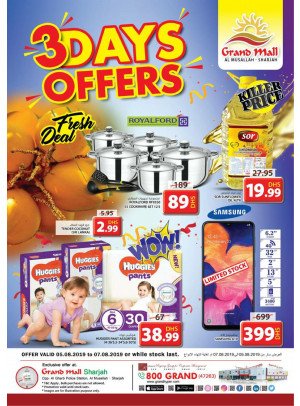 3 Days Offers - Grand Mall Sharjah