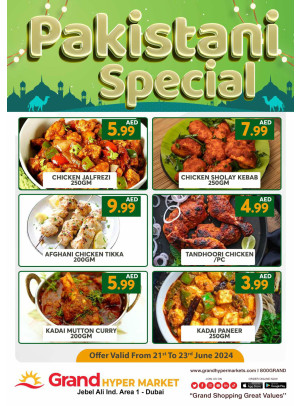 Pakistani Special - Grand Hypermarket Jebel Ali