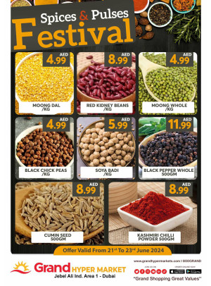 Spices & Pulses Festival - Grand Hypermarket Jebel Ali