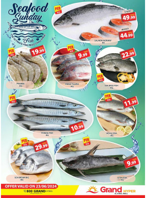 Seafood Sunday - Grand Hyper Al Khail Mall