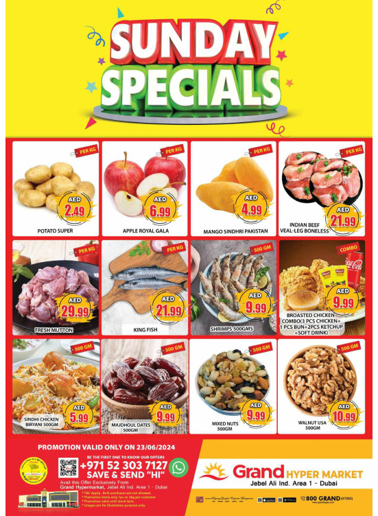 Sunday Blast - Grand Hypermarket Jebel Ali