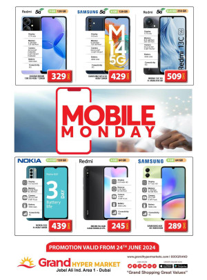Mobile Monday - Grand Hypermarket Jebel Ali
