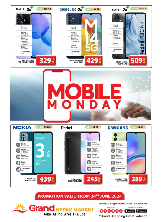 Mobile Monday - Grand Hypermarket Jebel Ali