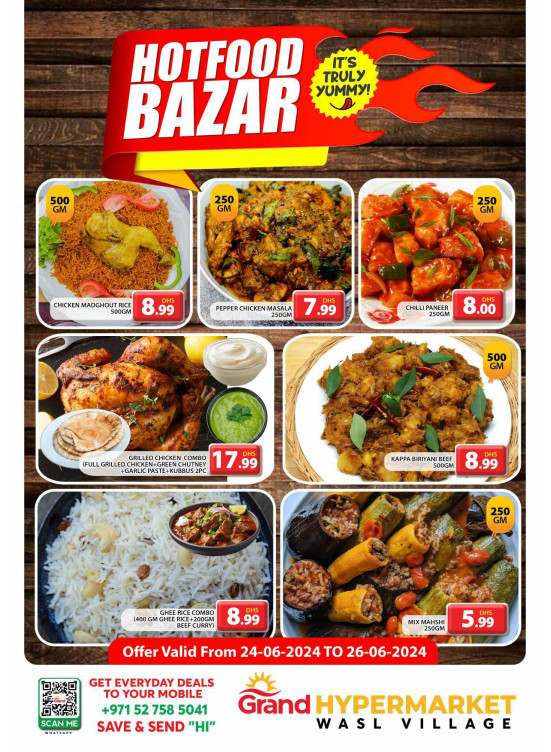 Hot Food Bazar - Wasl Village, Dubai