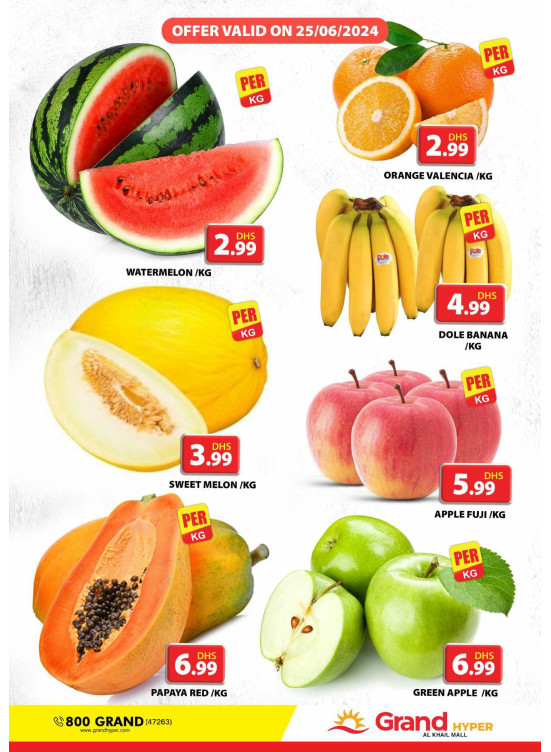 Fruitilicious Tuesday - Grand Hyper Al Khail Mall