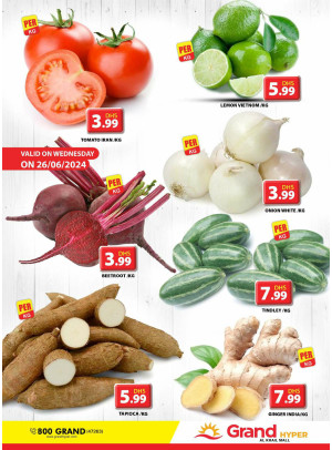 Veggie Wednesday - Grand Hyper Al khail Mall