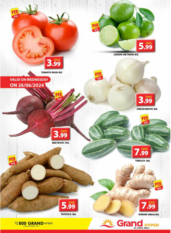 Veggie Wednesday - Grand Hyper Al khail Mall