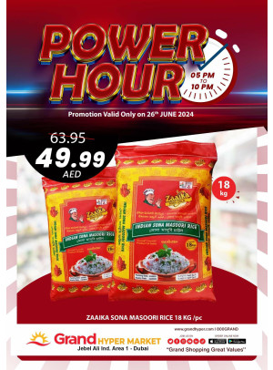 Power Hour - Grand Hypermarket Jebel Ali