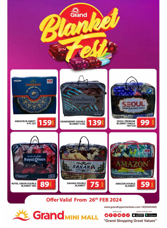 Blanket Fest - Grand Mini Mall
