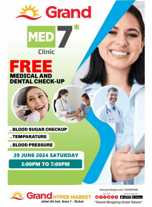 Free Medical and Dental Checkup - Grand Hypermarket Jebel Ali