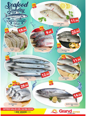Seafood Sunday - Grand Hyper Al Khail Mall
