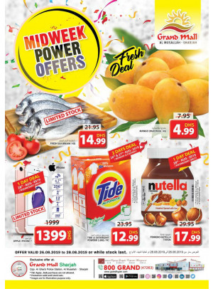 Midweek Power Offers - Grand Mall Sharjah