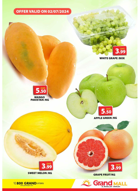 Fruitilicious Tuesday - Grand Mall Sharjah