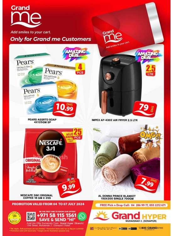 Grand Me Deals - Grand Hyper Muhaisnah
