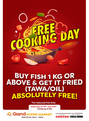 Free Cooking Day - Grand Hypermarket Jebel Ali