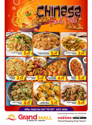 Chinese Food Fest - Grand Mall Sharjah