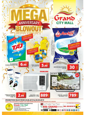 Mega Anniversary Blowout - Grand City Mall