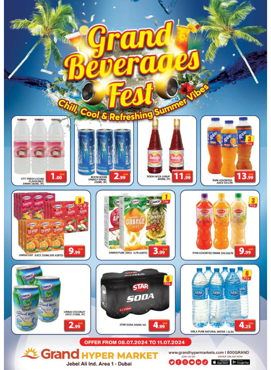 Grand Beverages Fest - Grand Hypermarket Jebel Ali