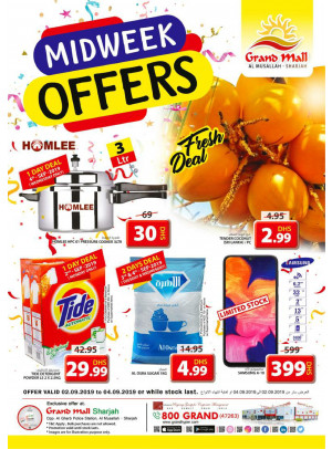 Midweek Offers - Grand Mall Sharjah