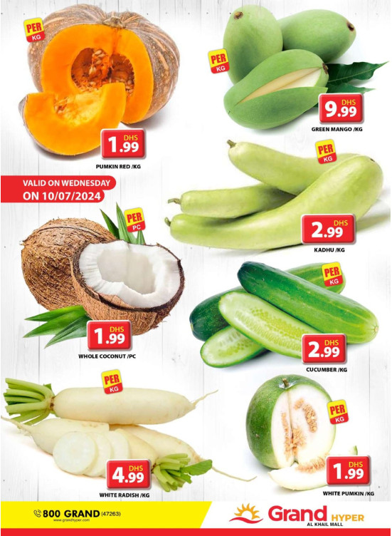 Wednesday Fresh Offers - Grand Hyper Al Khail Mall