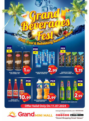 Grand Beverages Fest - Grand Mini Mall