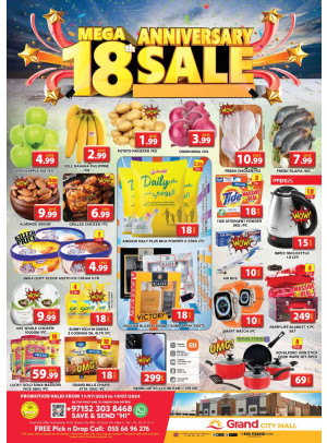Weekend Deals - Grand City Mall
