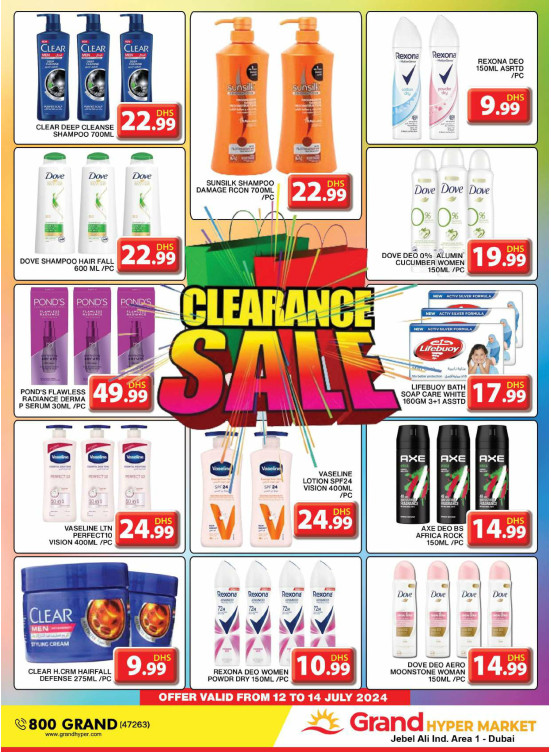 Big Sale - Grand Hypermarket Jebel Ali