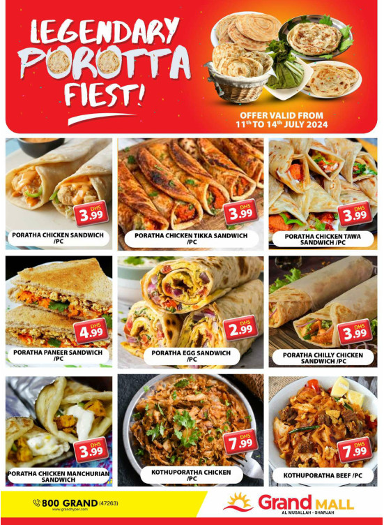 Porotta Fiest - Grand Mall Sharjah