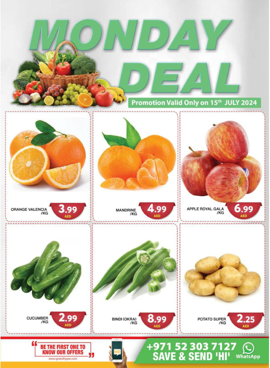 Monday Deal - Grand Hypermarket Jebel Ali