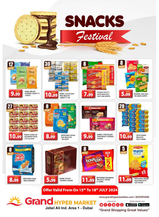 Snacks Festival - Grand Hypermarket Jebel Ali