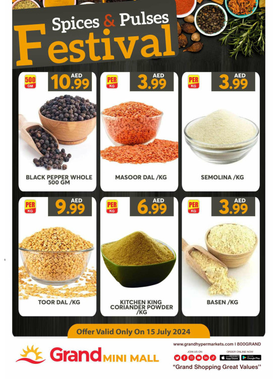 Spices & Pulses Festival - Grand Mini Mall