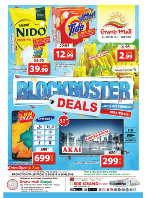 Blockbuster Deals - Grand Mall Sharjah
