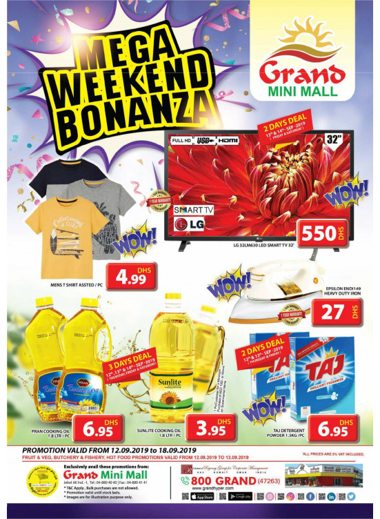 Mega Weekend Bonanza - Grand Mini Mall
