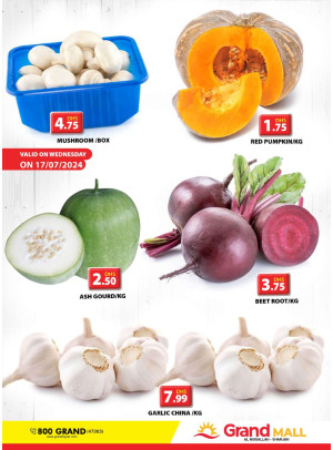 Veggie Wednesday - Grand Mall Sharjah