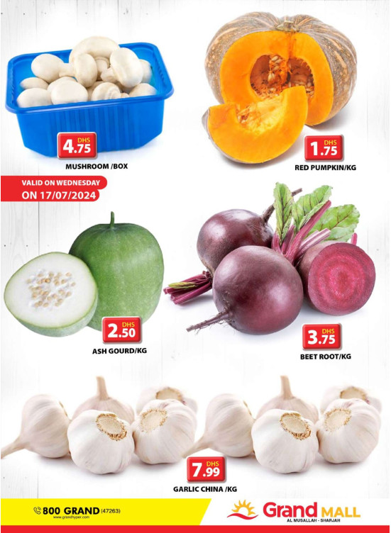 Veggie Wednesday - Grand Mall Sharjah