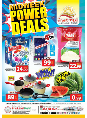 Midweek Power Deals - Grand Mall Sharjah