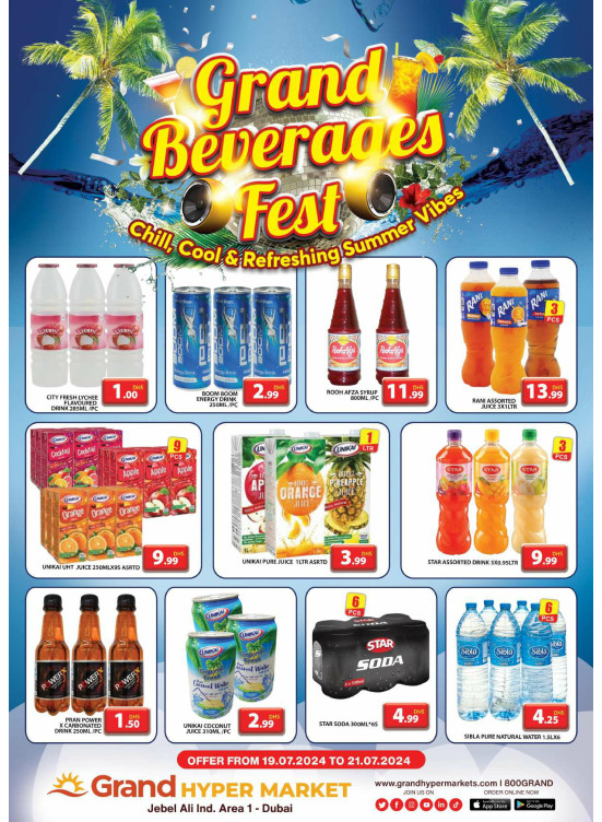 Grand Beverages Fest - Grand Hypermarket Jebel Ali