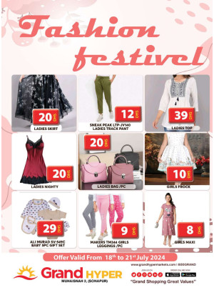 Fashion Festivel - Grand Hyper Muhaisnah