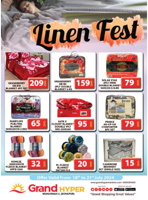 Linen Fest - Grand Hypermarket Muhaisnah