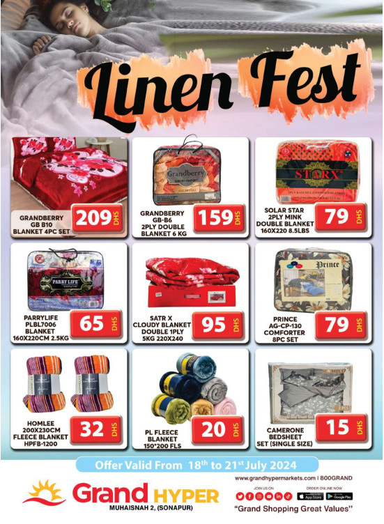 Linen Fest - Grand Hypermarket Muhaisnah