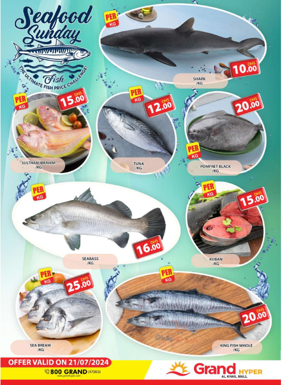 Seafood Sunday - Grand Hyper Al Khail Mall