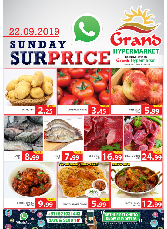 Sunday Surprise - Grand Hypermarket Jebel Ali